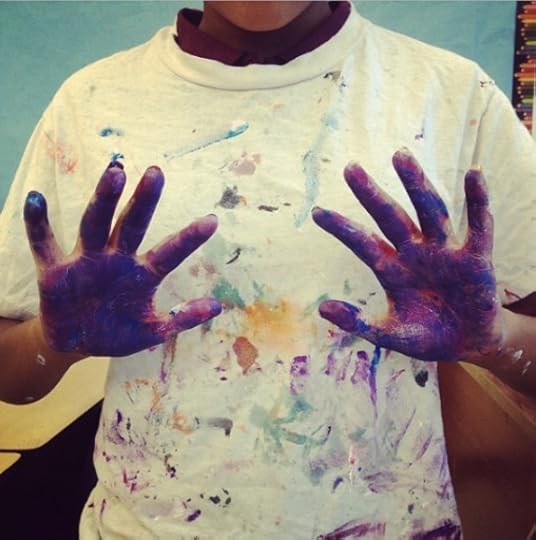 art paint hands