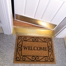 stop dirt at the door