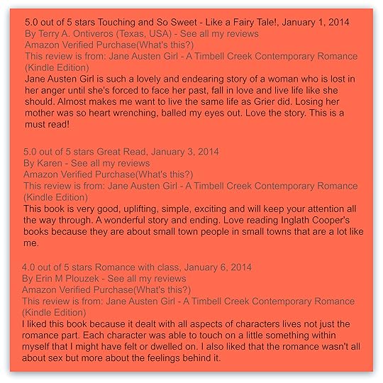 Jane Austen Girl Reviews