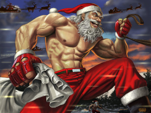 Muscle Santa Claus