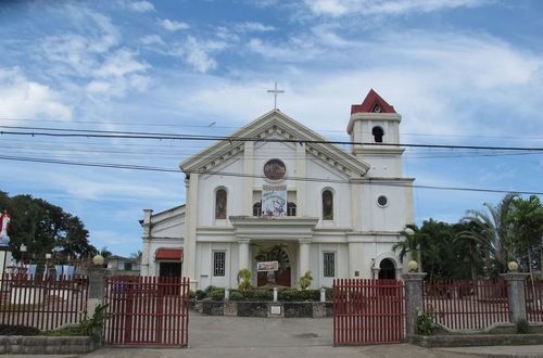 A picture I snapped of St. Michael Parish Church, Bohol, one day before the <br />earthquake that destroyed it.