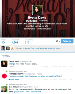 Another work in progress: My Twitter feed