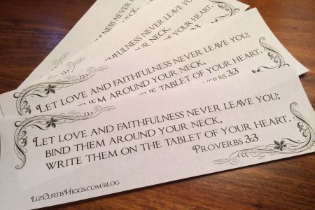 Printable for Proverbs 3:3