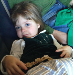 Who says airplane seats have no room? I've got tons of room.