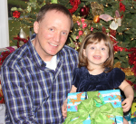 Me and Daddy before I open my gifts -