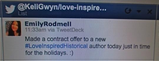 Emily's Tweet about My Sale 1