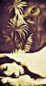 She suffers beneath you, incubus, destroyer of wombs, breather of the eating winds that wither womanhood. You are her worst night, and are about to deflower the mystique of motherhood that has been thriving since her First Mother.~The Harlot Goddess