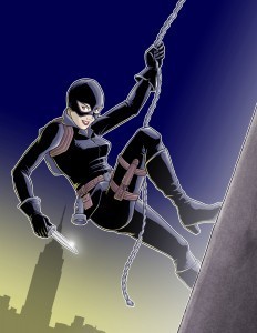 BlackStilettoCoverIsolatedColor