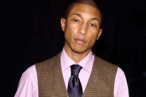 Pharrell is drinking blood to look this young--he's actually 40.