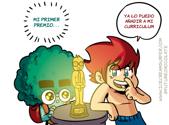 Ice Cream Surfer recoge el Premio al Mejor Cómic Infantil.