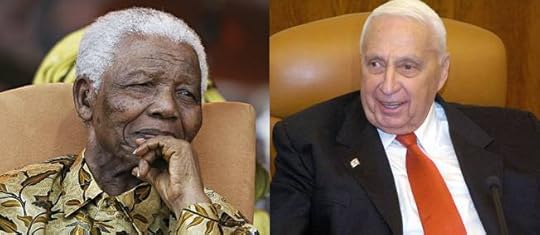 Nelson Mandela en 2008 - Ariel Sharon en 2006.