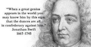 Quote about genius by J Swift