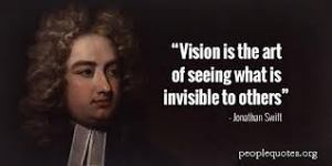 Swift's quote about vision