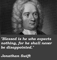 Swift's quote on expectations