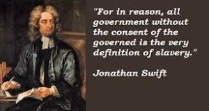 Swift's quote on government and slavery