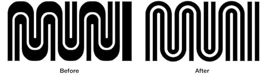 MUNI Logo Before and After