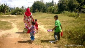 Going home from Wedding in the VIllage Rajna
