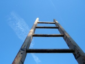 Aim for the sky! One rung at a time. (Picture by Mykl Roventine)