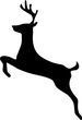 Leaping deer