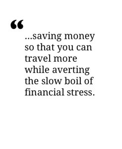 save to avoid financial stress