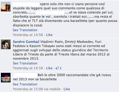 Gombac rivela che i contatti tra MTL e Putin sono iniziati nel 2012, un altro parla di 3000 raccomandate spedite da Trieste a Mosca nel 2013