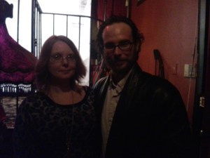 My husband, Jamey & I at Lady Jane's Salon