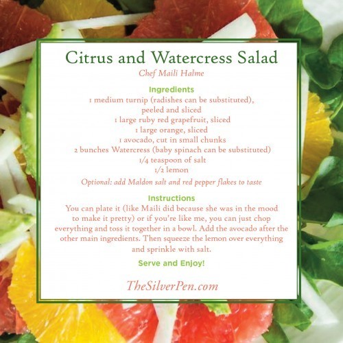 Citrus & Watercress Recipe