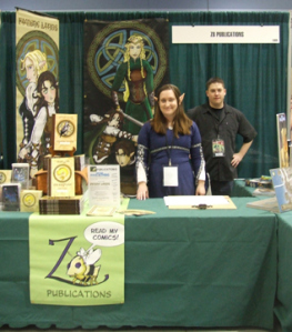 Here is me dressed as an elf at ECCC 2010 (debut of Faminelands #2)