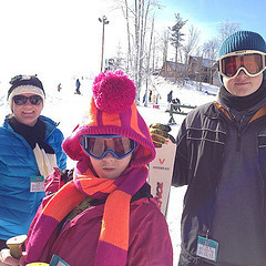 The joy before the pain @journeygal @adelynkay @samnoble15 #WinterPlace