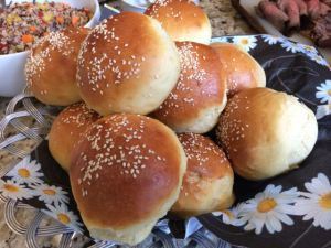 Rob baked his own bread. How's that for commitment?