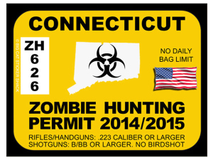 Zombie Hunting Permit