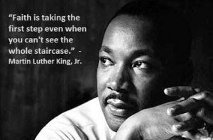 MLK Jr faith quote