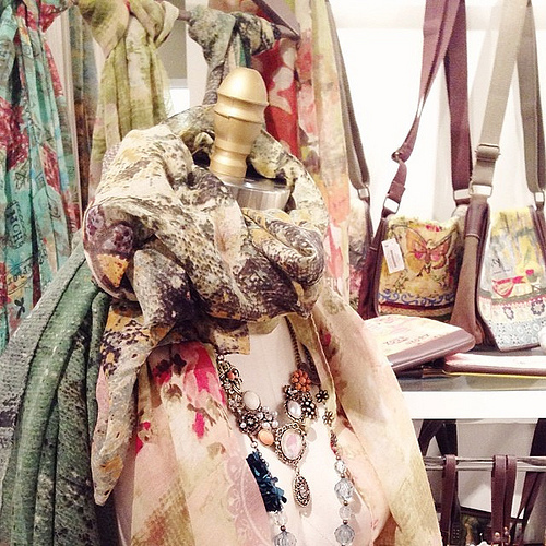 Had to share one more peek of showroom. New jewelry and fashion items (including new totes!) are awesome!