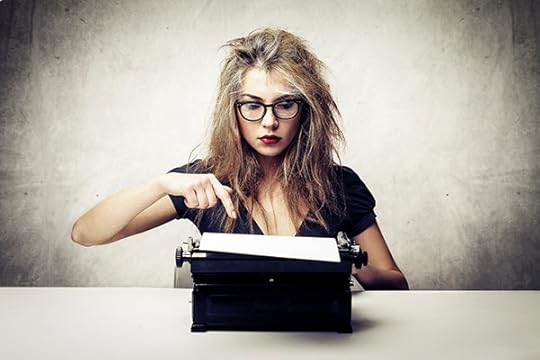 type writer girl