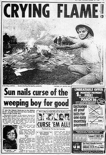 The curse of the crying boy