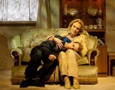 Darren Evans and Sian Phillips in Little Dogs at the Patti Pavilion, Swansea (previous picture shows Katie Elizabeth-Payne)