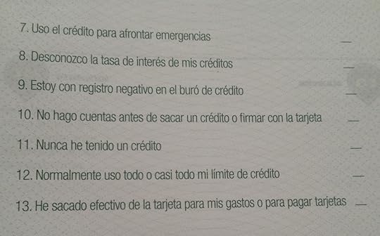 Test tarjeta de crédito relajito financiero
