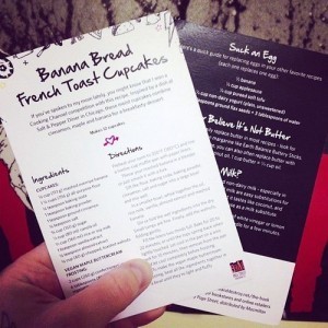 vegan baking handout