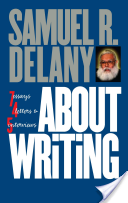 The cover of About Writing by Samuel R. Delany, a writing guide recommended by Cat Rambo.