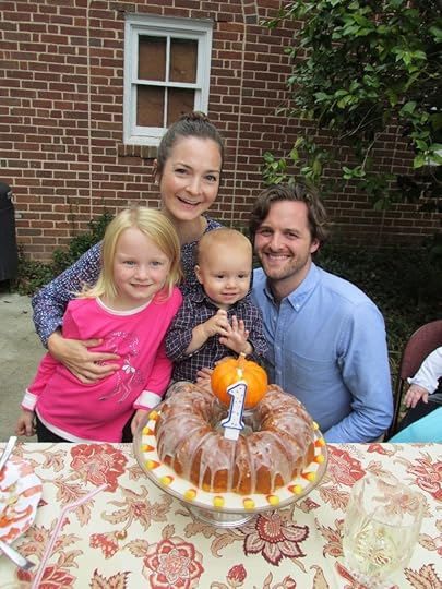 Tiffany with her husband, Mark, and two children this last October.