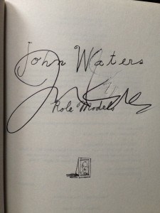 A damaged signature from my favorite of messed up people.