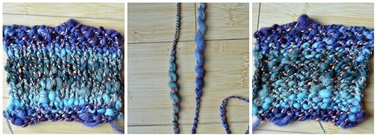 Thick and thin Shetland and thin silk.