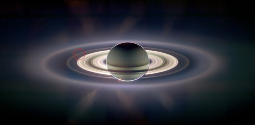 Photo by the Cassini spacecraft in 2006.