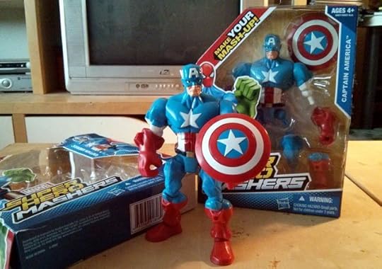 Captain America Marvel Superhero Masher Action Figure