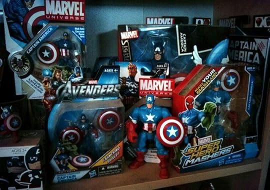 Captain America Superhero Masher Action Figure joins the collection.