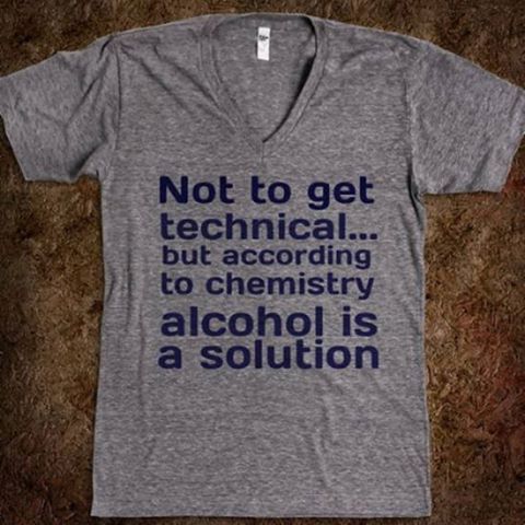 alcohol solution t-shirt
