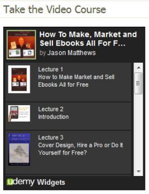 Udemy course How to Make, Market and Sell Ebooks All for Free