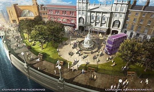 New concept art of Universal's Wizarding World of Harry Potter expansion from today's Diagon Alley webcast