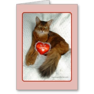 Be My Valentine Kitty Card