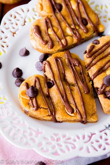 Whole Wheat Peanut Butter Blondies. So soft, chewy, and full of peanut butter flavor. You won't even realize these are lightened-up!